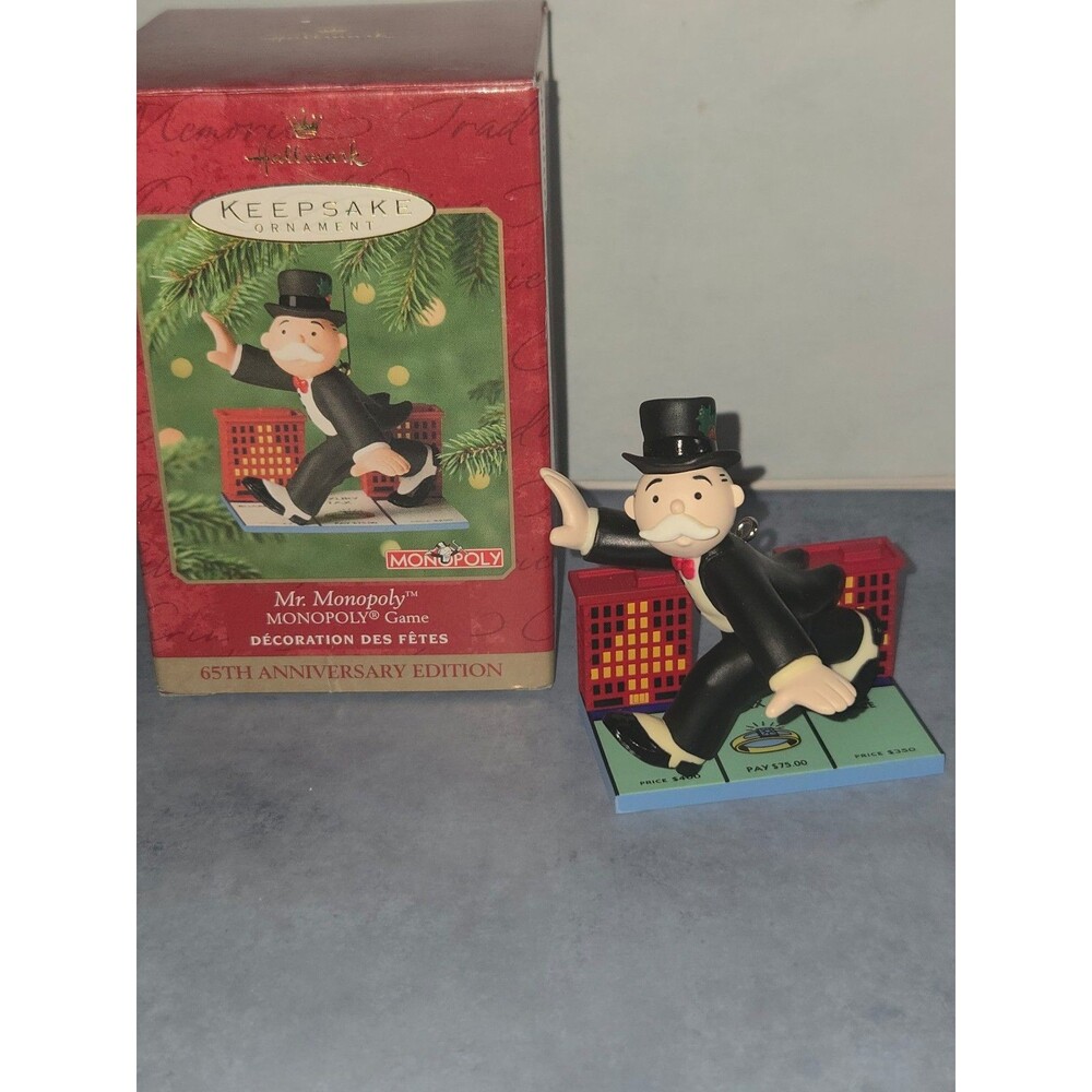 Hallmark Keepsake Mr. Monopoly 65th Anniversary Ornament (ORN-1)